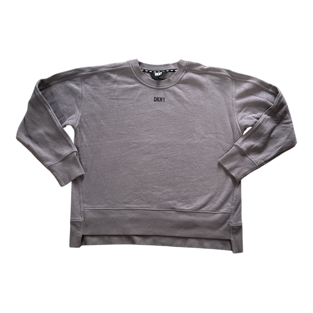 DKNY Women’s Pullover Sweatshirt, Grey, Size XS